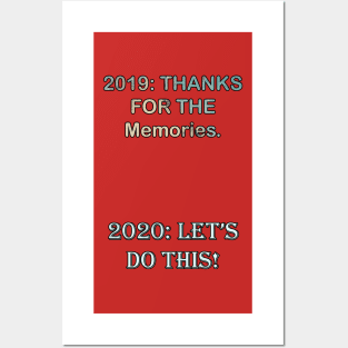 Great New Years Eve Graphic design 2020 gifts Posters and Art